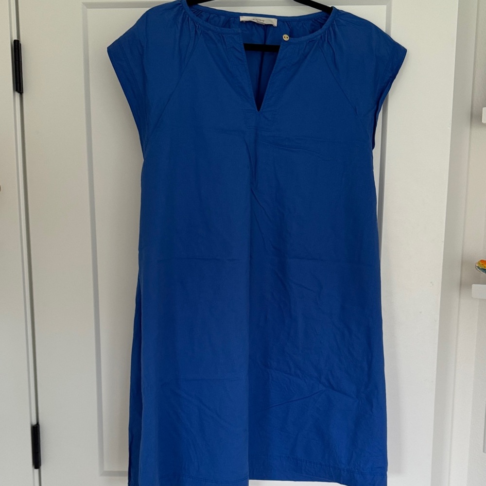 LOFT Blue Cap Sleeve Dress
